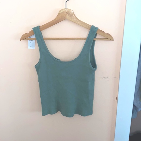 Brandy Melville sage green Richie tank - Picture 3 of 5